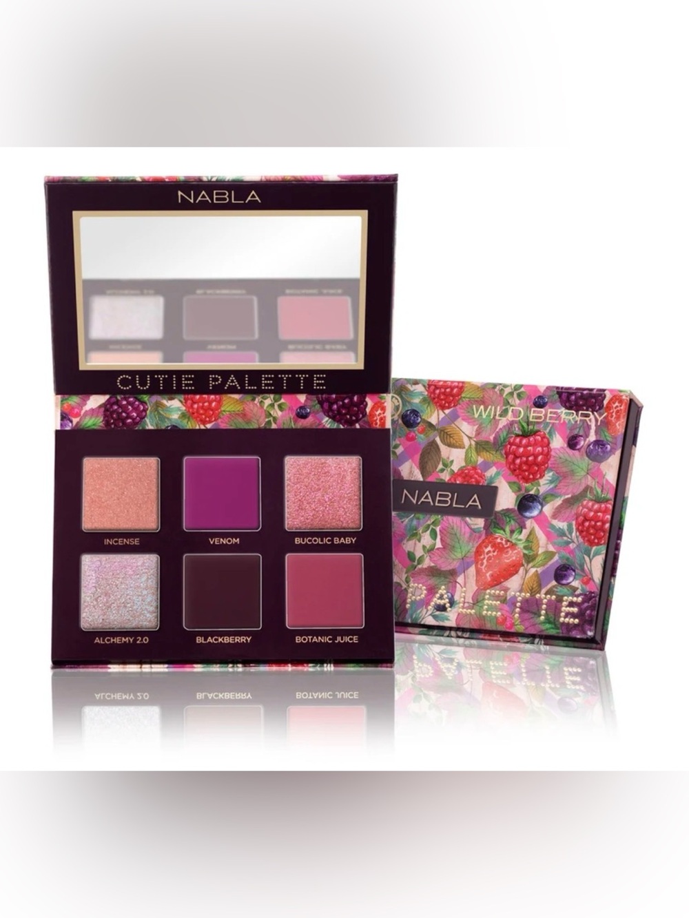 S Nabla Cutie Palette - Wild Berry Pink & Plum Eyeshadow Set
